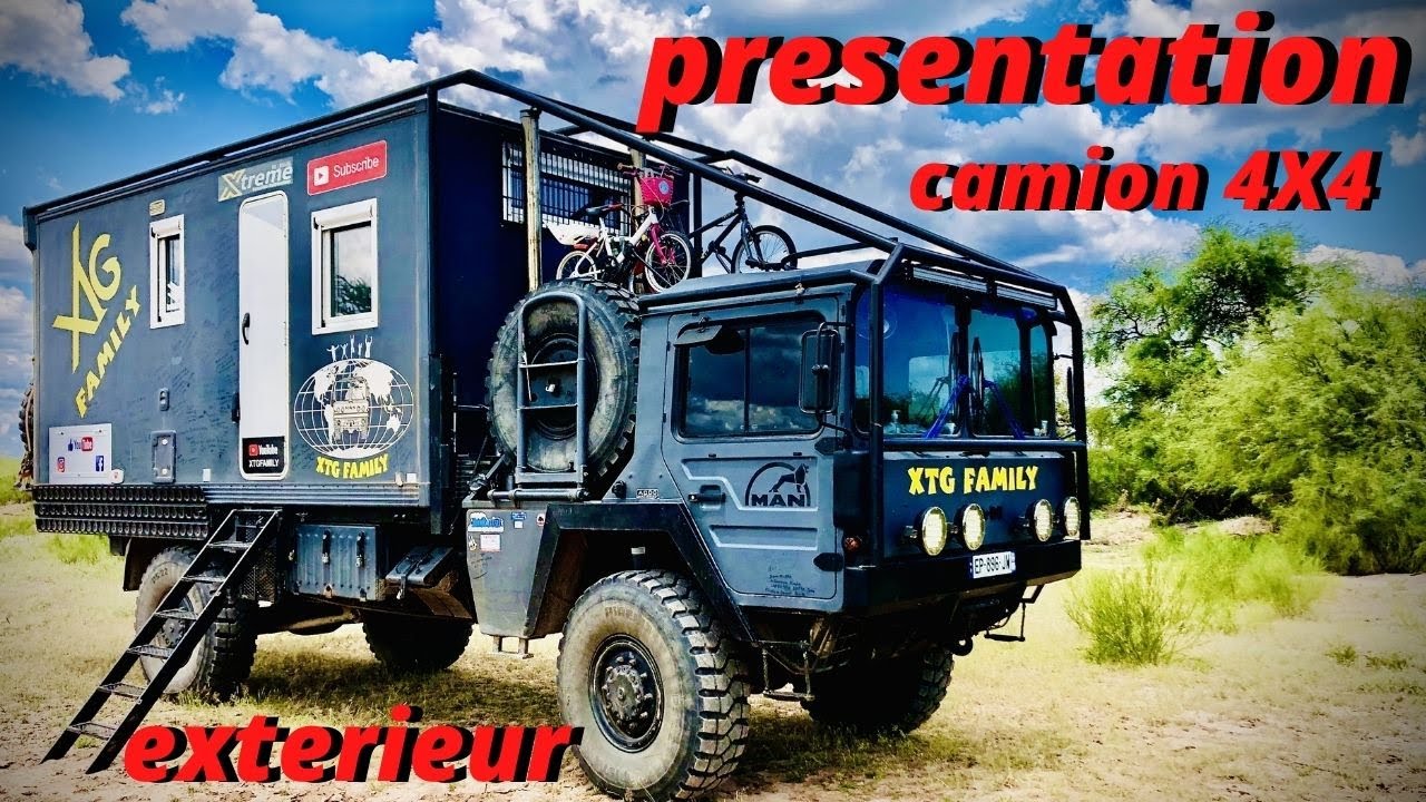 54 présentation camion aménagé Man Kat 4x4 // truck camper