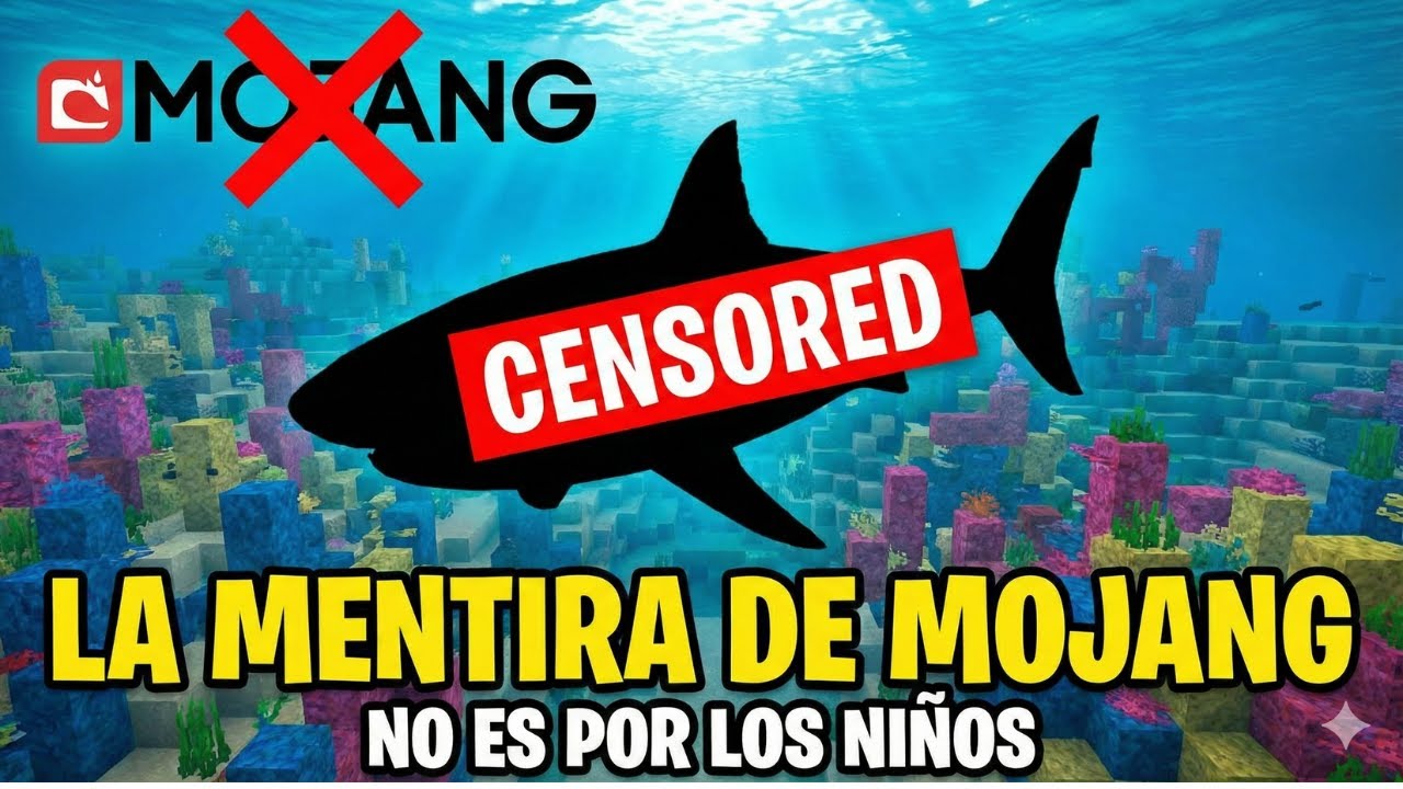 Minecraft NO Quiere Tiburones (Y La Razón Es RIDÍCULA)