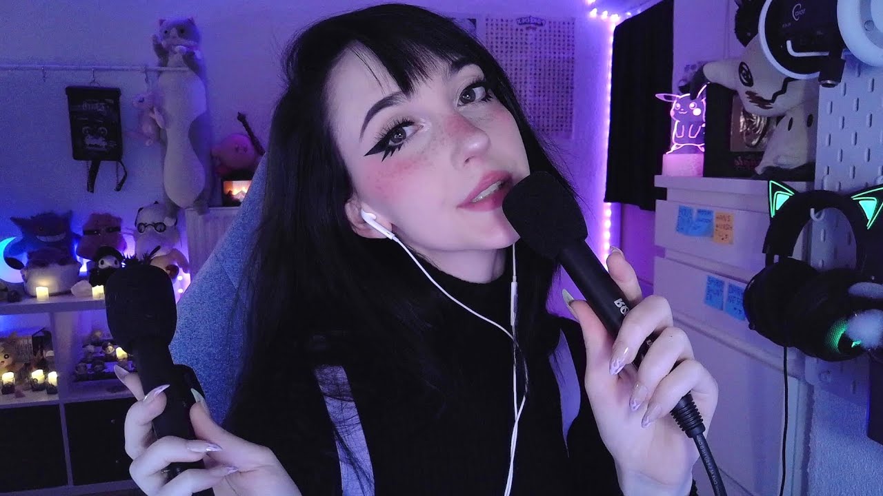 ASMR ☾ fast & slow trigger words pt. 4 💜 good boy, lovely, go to sleep… (requested by you)