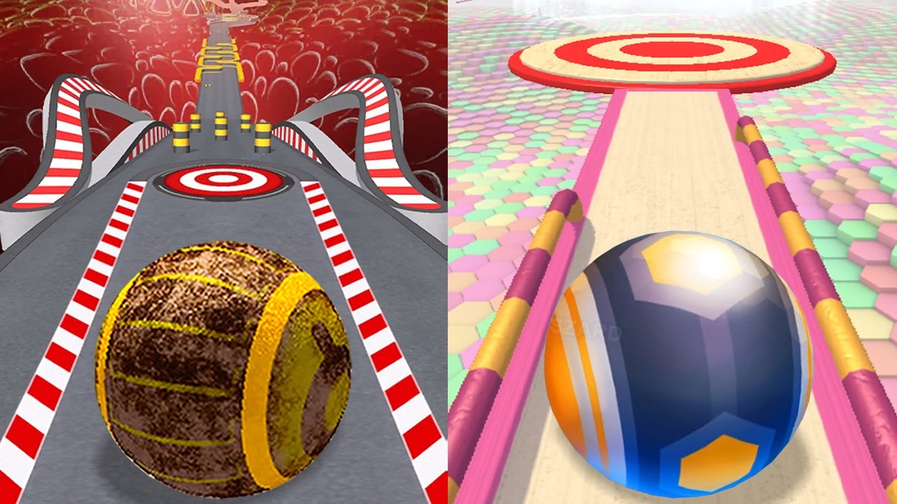 🌈 Going Balls VS Action Balls,Rolling Ball Sky Escape,GyroSphere Trials,Rolling Balance Ball 3D