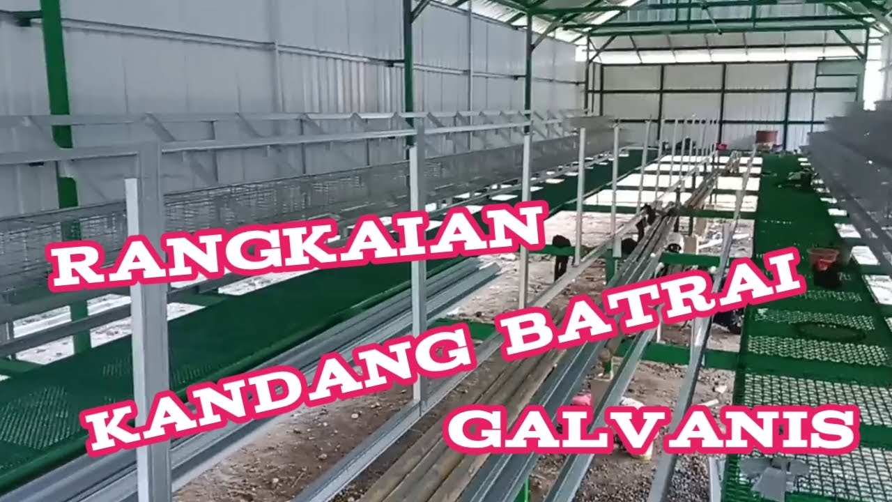 rangka dudukan belum selesai semua