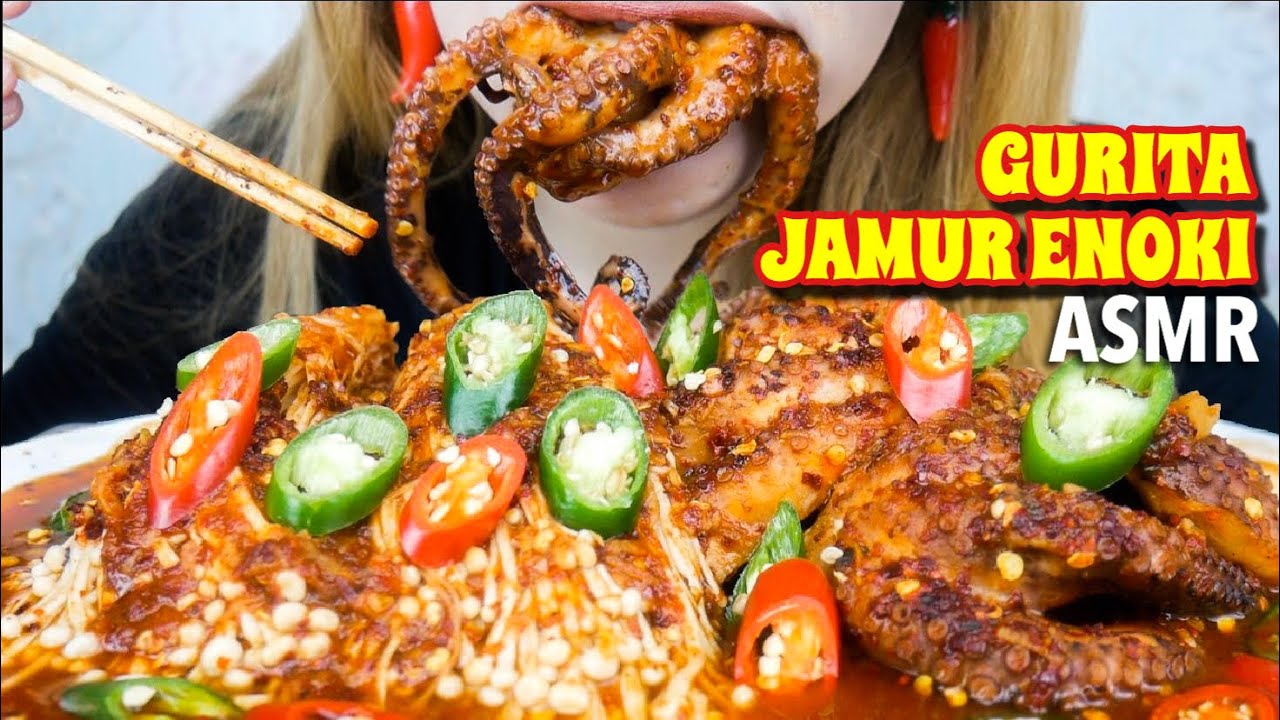 #109 Request ASMR GURITA MATI PEDAS SADIS DUET MAUT SAMA JAMUR ENOKI | ASMR Indonesia