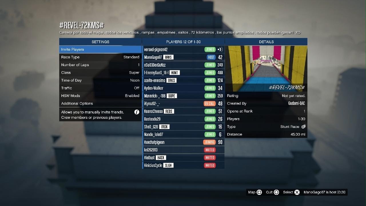 GTA5 rally race