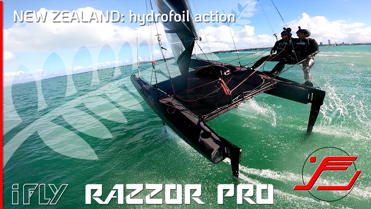 iFLY RAZZOR Pro | Full-Power Foiling in New Zealand, Hauraki Gulf