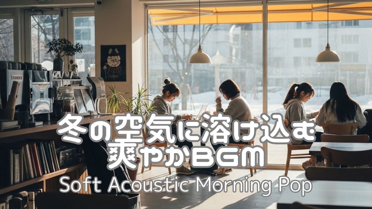 【朝カフェ洋楽】冬の空気に溶け込む爽やかBGM✨ | Soft Acoustic Morning Pop