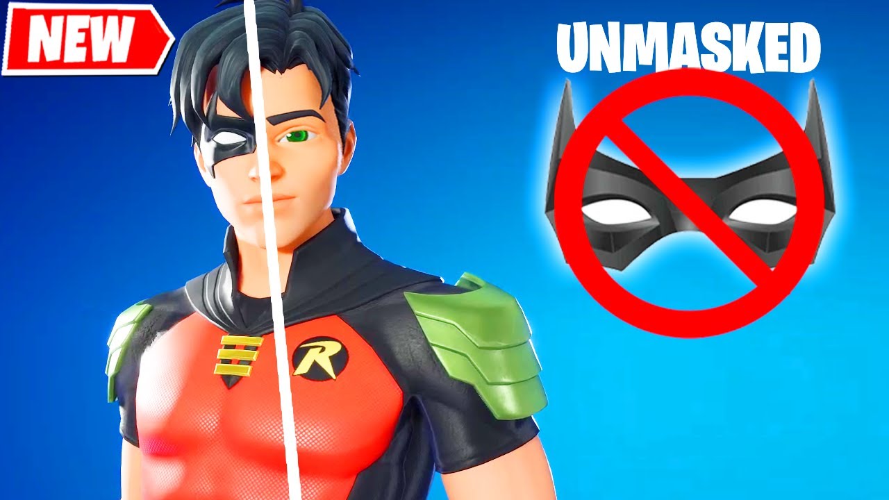 Fortnite Robin UNMASKED &ndash; Tim Drake's Face Revealed