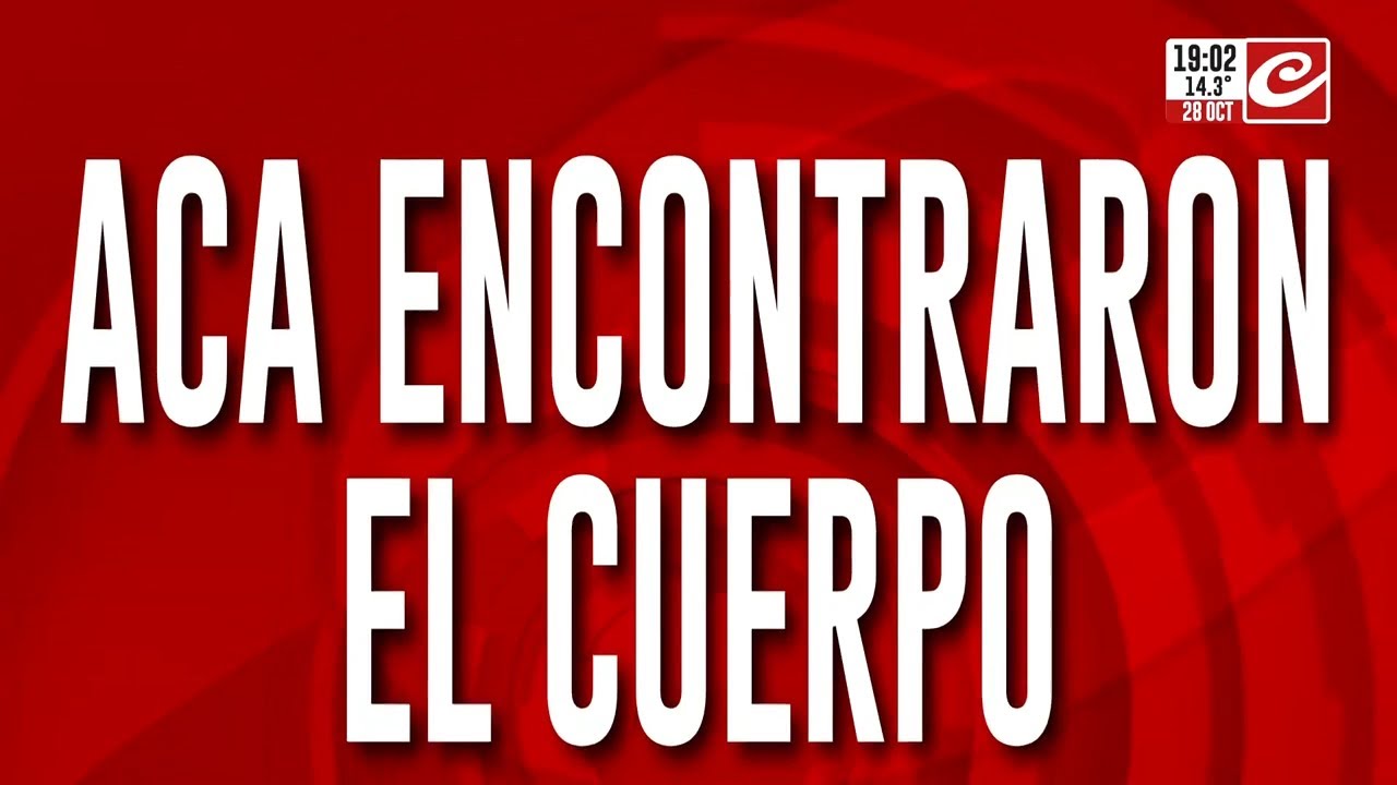 Ac&aacute; encontraron el cuerpo de Nicol&aacute;s Tom&aacute;s Duarte