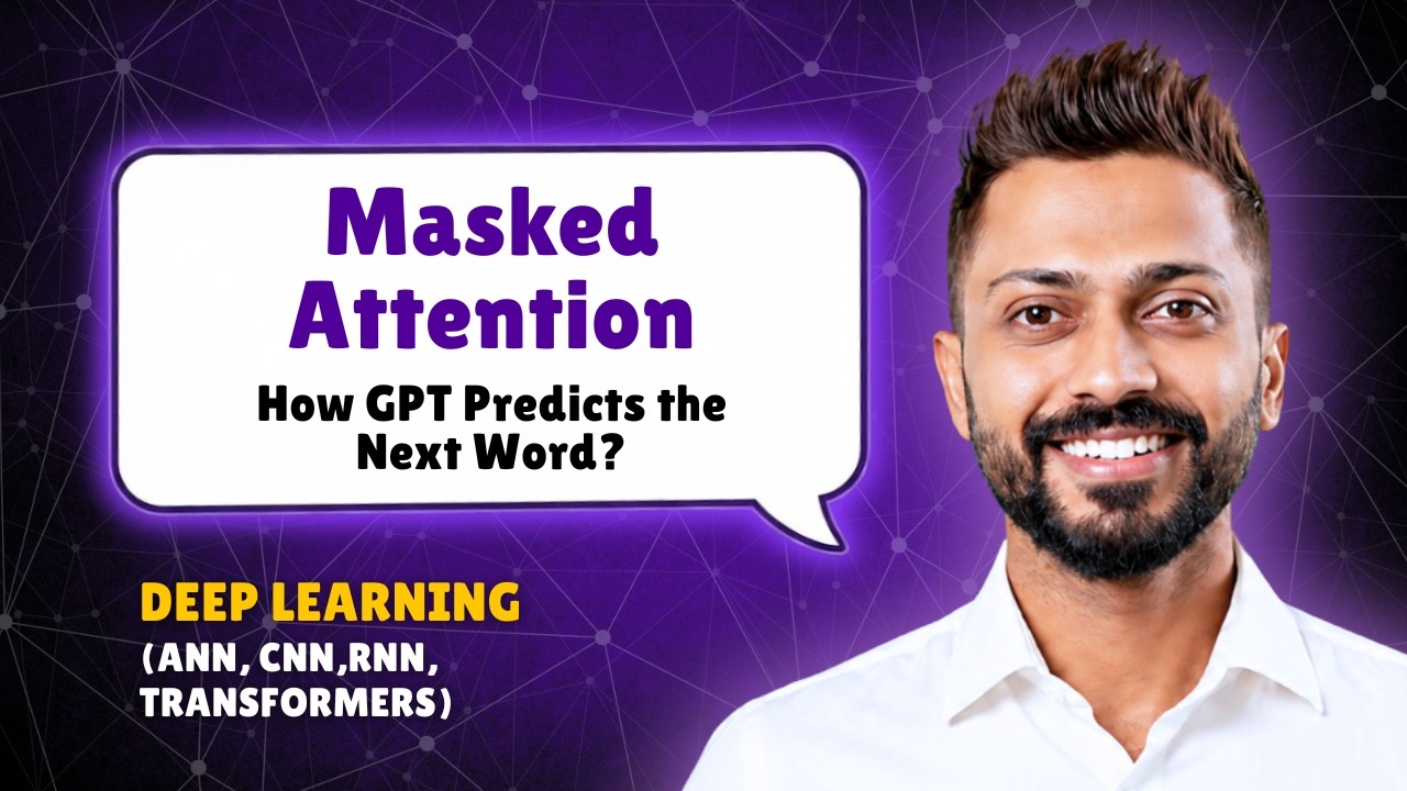 How GPT Predicts the Next Word? Masked Attention Explained Simply