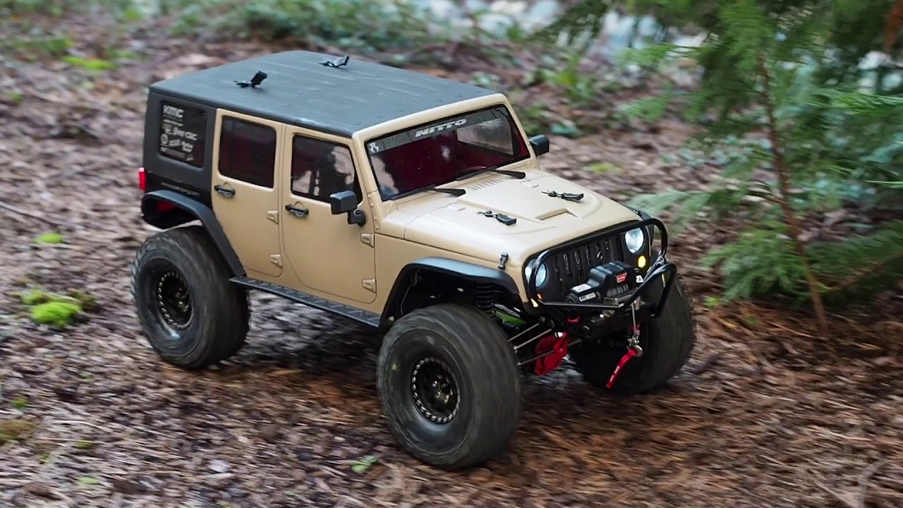 Axial SCX10 II Wrangler 2017 CRC part 2 painting