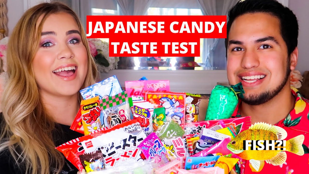 TRYING JAPANESE CANDY!! 😱🍭🐠 | Paige & Jarvys