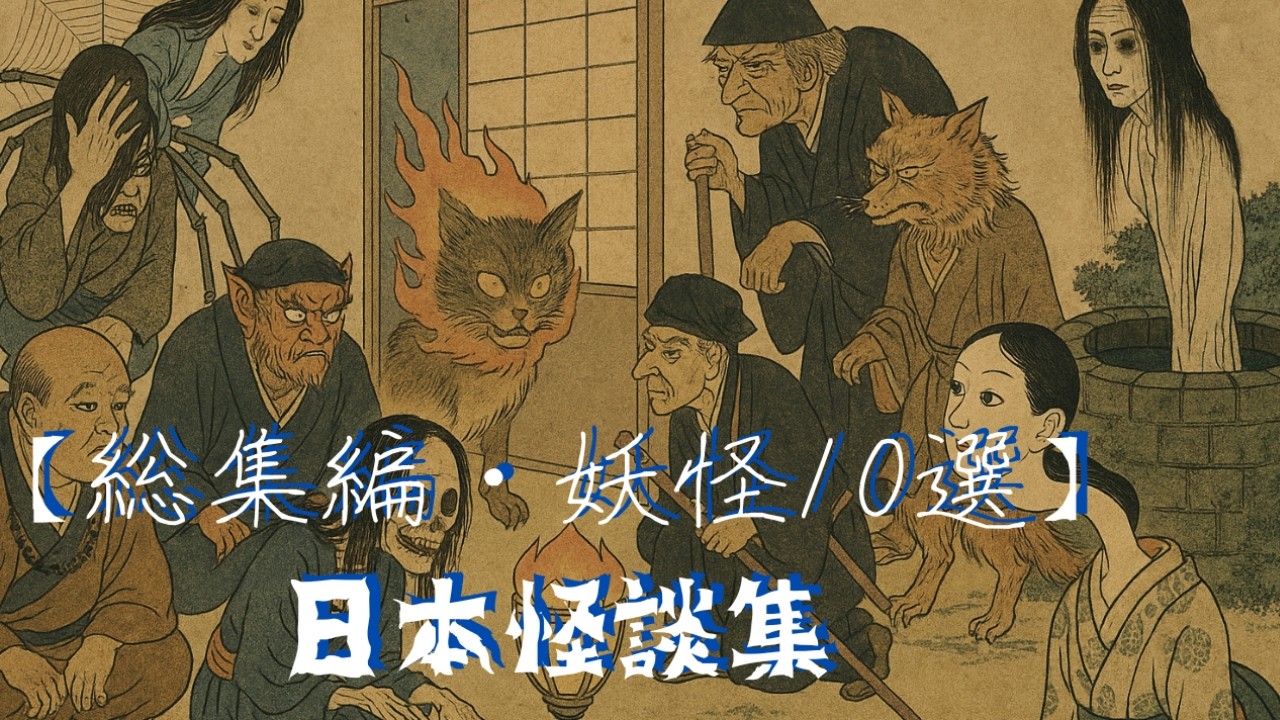【総集編・妖怪10選】日本怪談集 〜井戸女房から骨女まで〜 恐怖と伝承が紡ぐ闇の物語