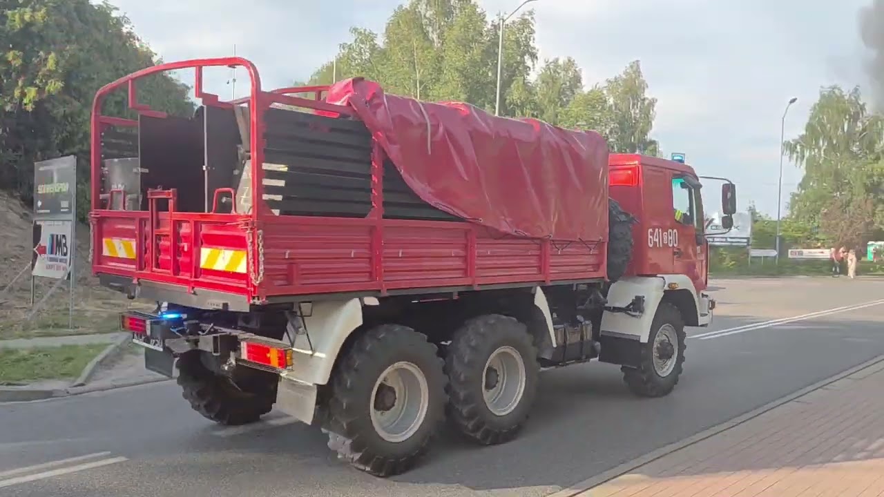 Siemianowice Śląskie - Pożar Hali Produkcyjnej (14.07.2025)