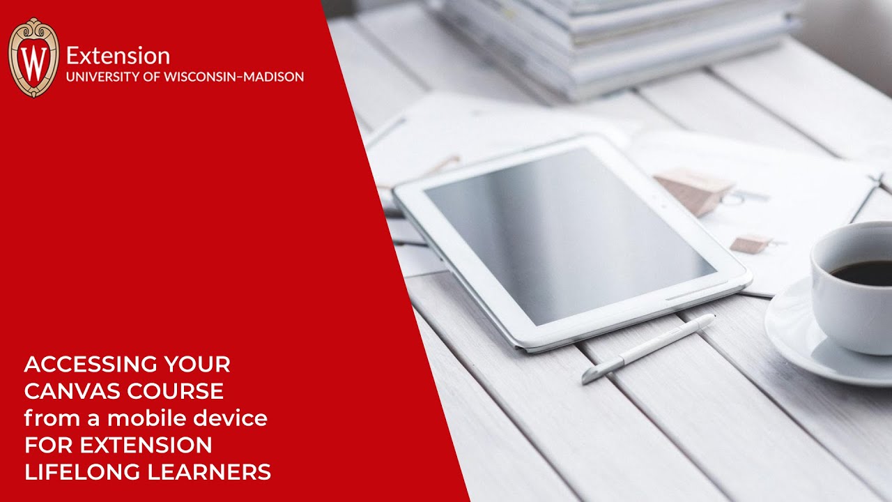 Access your Canvas Course using the Canvas Student Mobile App