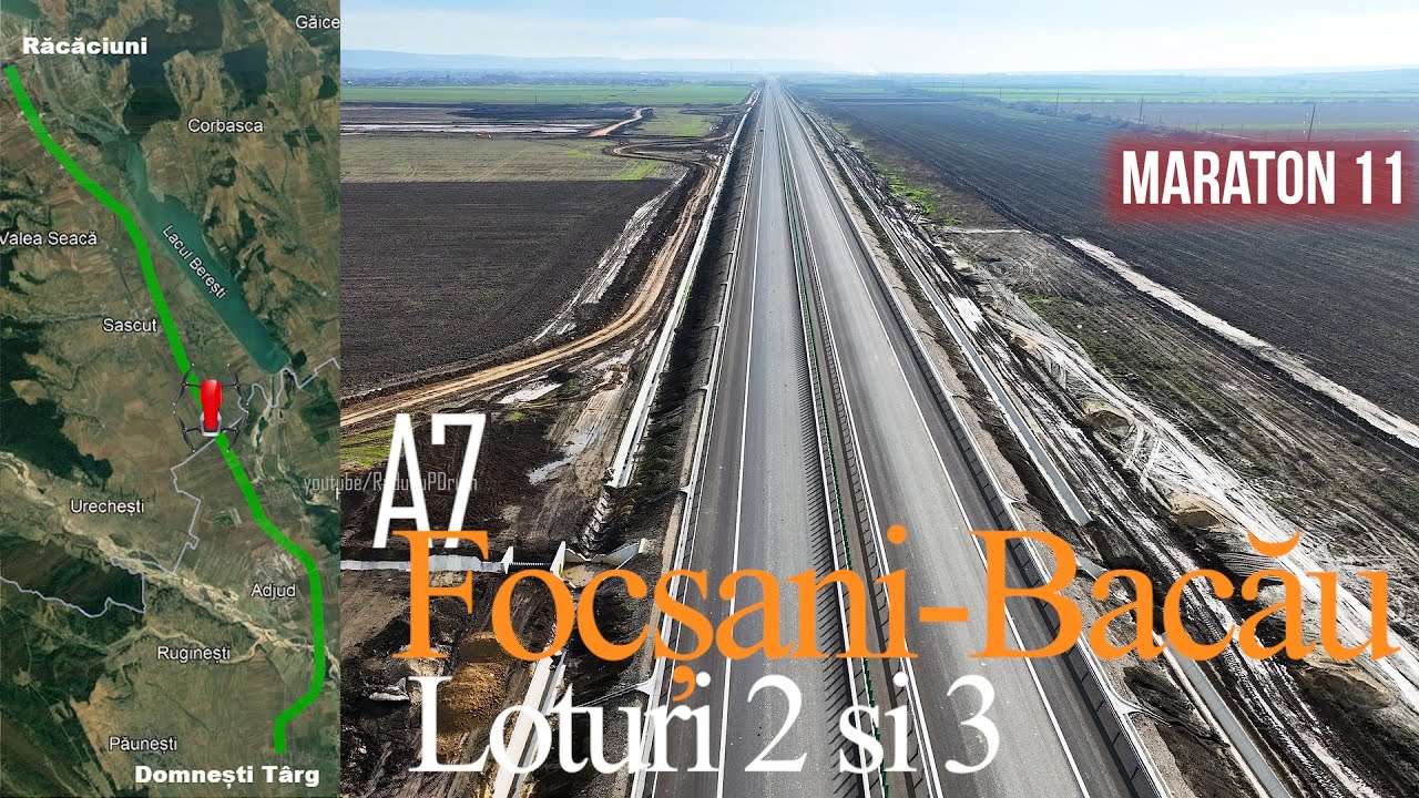AUTOSTRADA A7 Focșani - Bacău LOTURI 2+3 | Stadiul lucrărilor la 25.11.2025 | MARATON 11