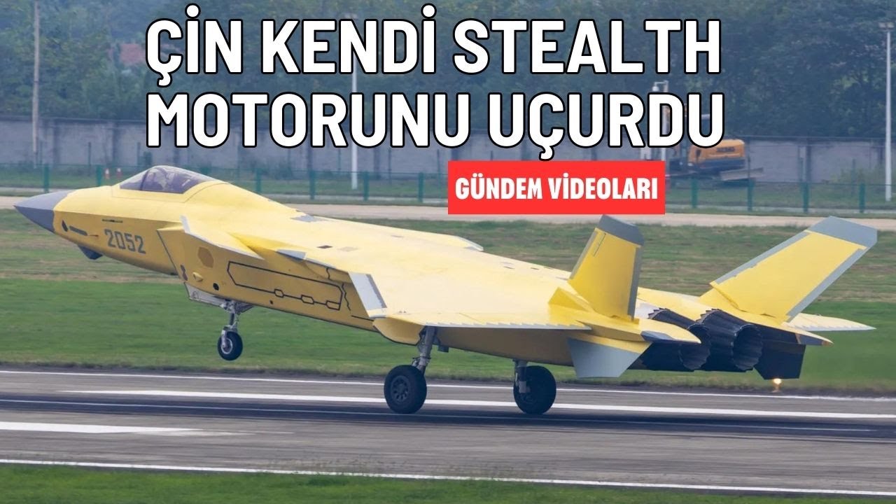 &Ccedil;in J-20 i&ccedil;in 5. nesil motorunu geliştirdi (G&uuml;ndem video kesitleri)
