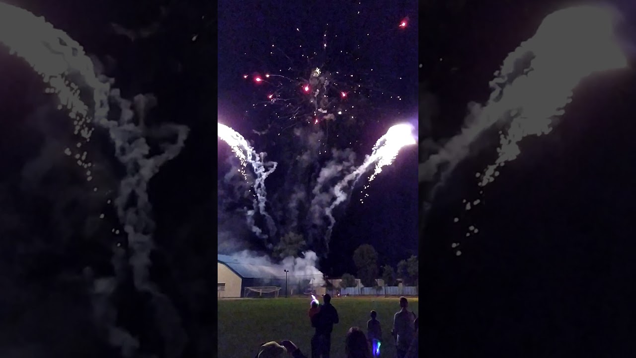Ohňostroj Doln&eacute; Vestenice 27.7.2019
