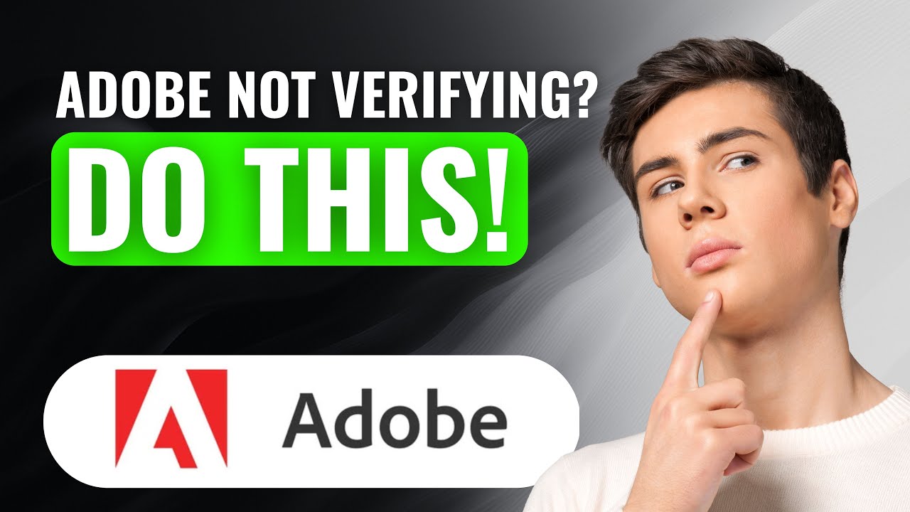 How To Fix Adobe We Can't Verify Your Subscription Status Properly | (2025) NEW LATEST UPDATED GUIDE