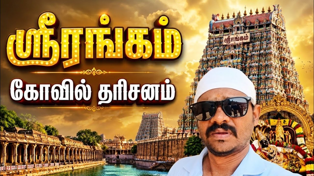 👉🏼திருச்சி🙏🏼 ஸ்ரீரங்கம் போய்ட்டு வந்தோம் || Trichy Srirangam temple visit 2026🙏🏼 #dineshbrindha 