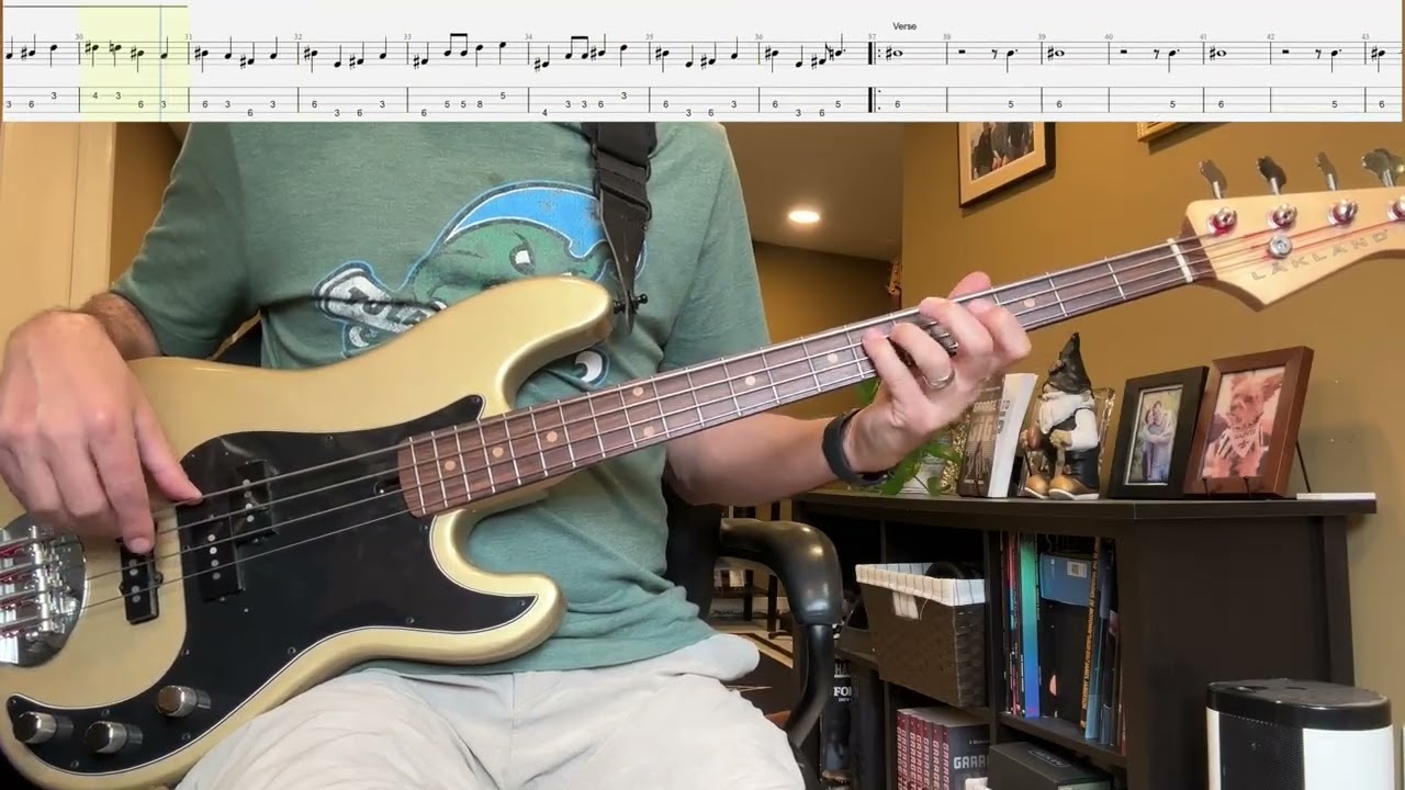 Jailhouse Rock by Elvis Presley Isolated Bass Cover with Tab