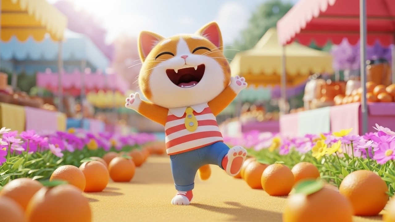 Китти отправляется за покупками на фруктовый рынок 🐱🍎🛒 | Мультфильм для детей и весёлые приключения