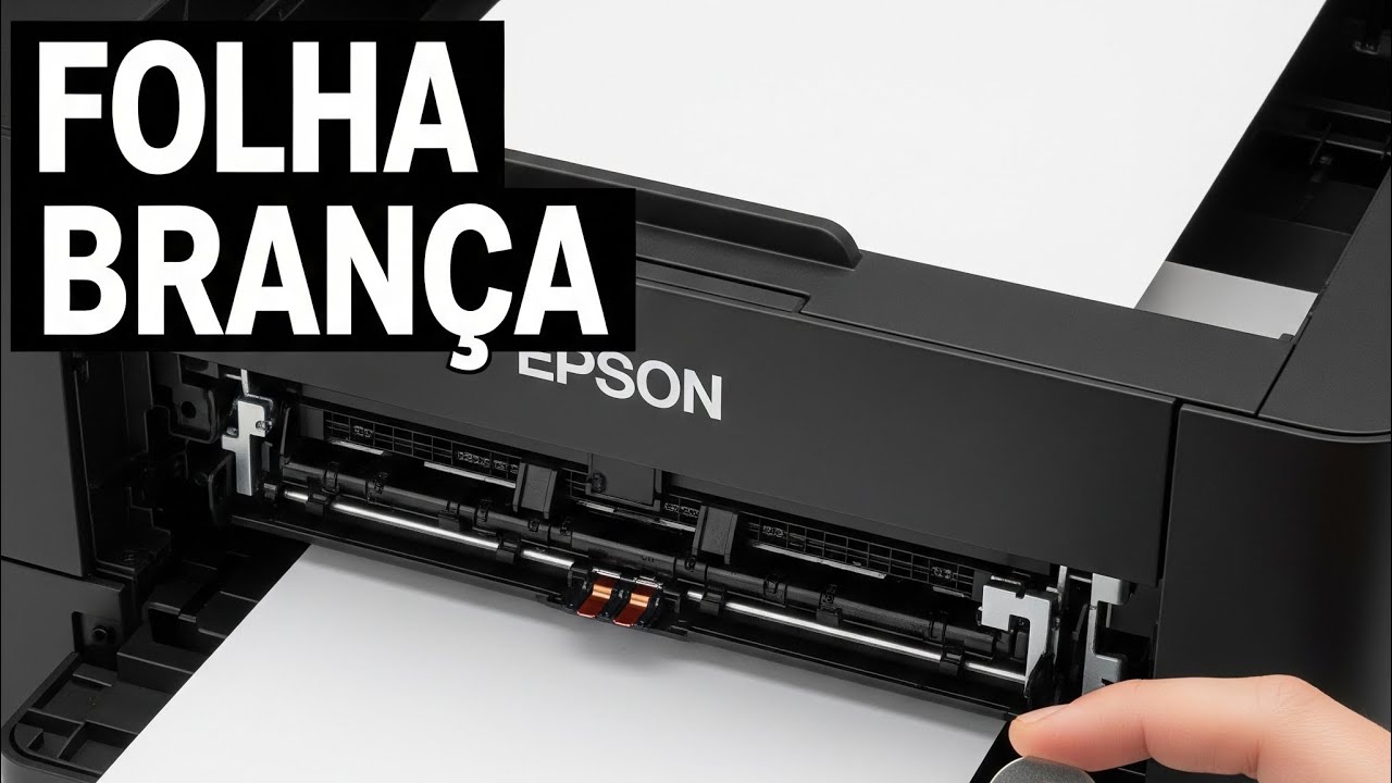 Impressora Epson imprimindo folha branca ou com. Falha