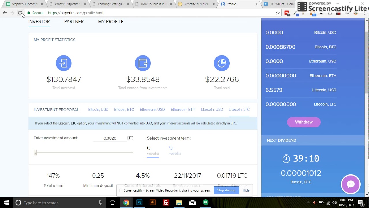 How To Invest In Bitpetite