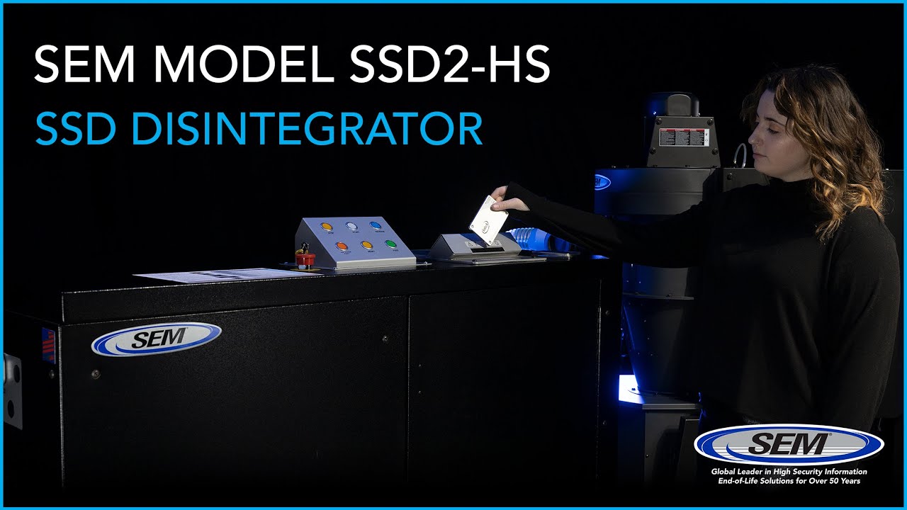 SEM Model SSD2-HS Disintegrator