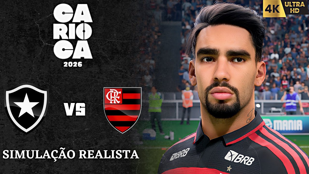 FC 26 - Botafogo vs Flamengo | Campeonato Carioca 2026 | Montoro vs Paquetá | 4K Ultra HD (60FPS)