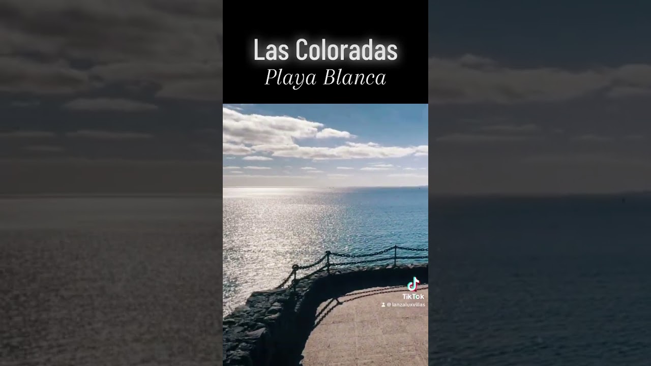Las Coloradas. Beautiful views on Fuerteventura and Playa de Papagayo