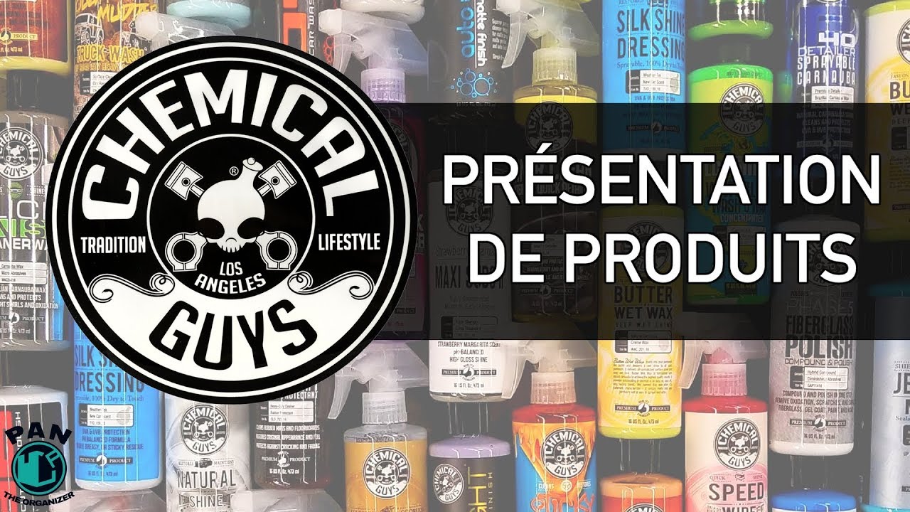 Produits Chemical Guys pour le lavage de voitures !!