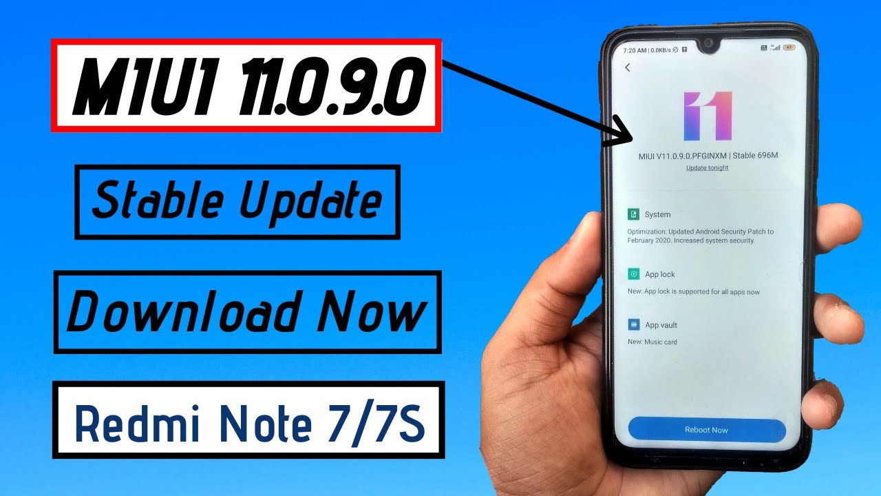Miui 11 New Update || Redmi note 7 /7s ||  Download Now
