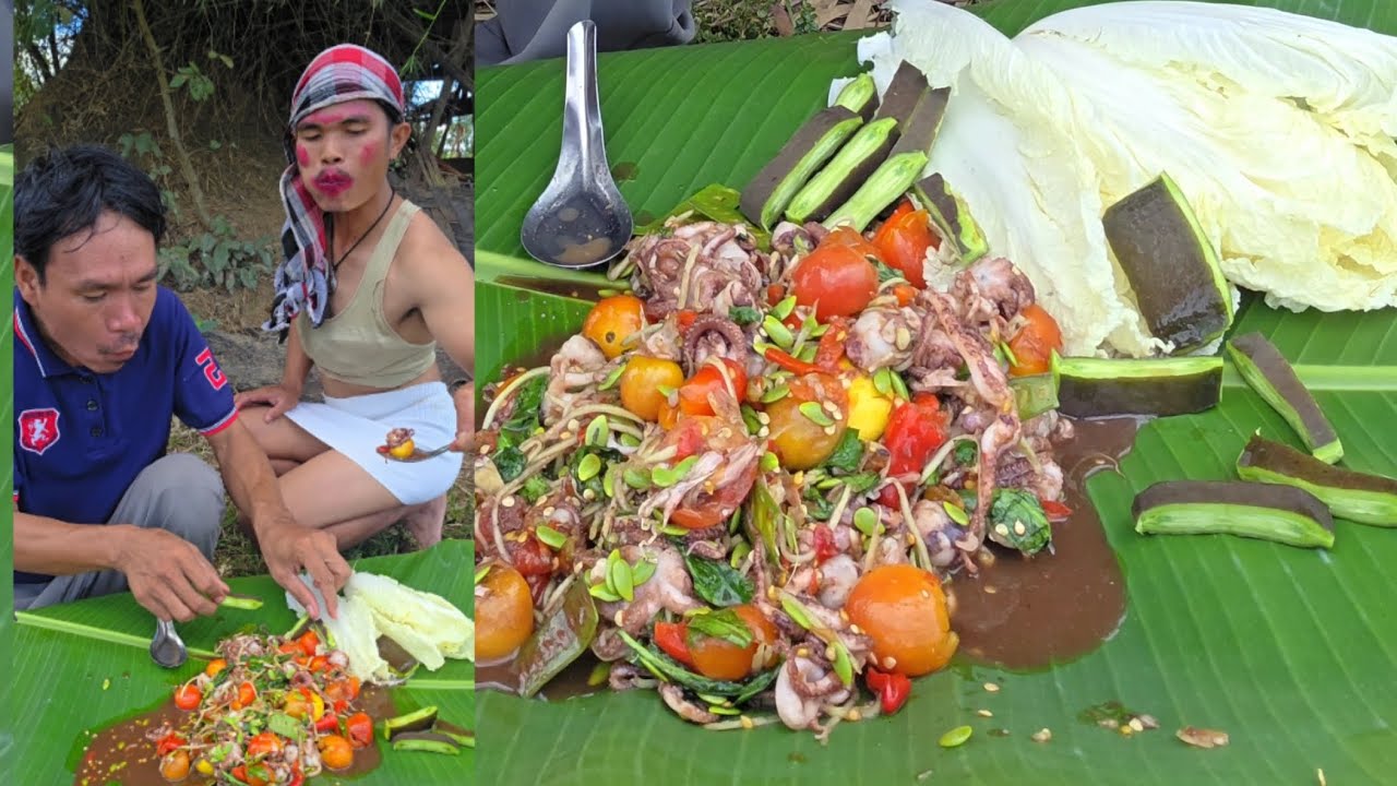 หมึกสายนัวๆ - ມຶດສາຍນົວໆ #หมึกสาย #บัวไล 