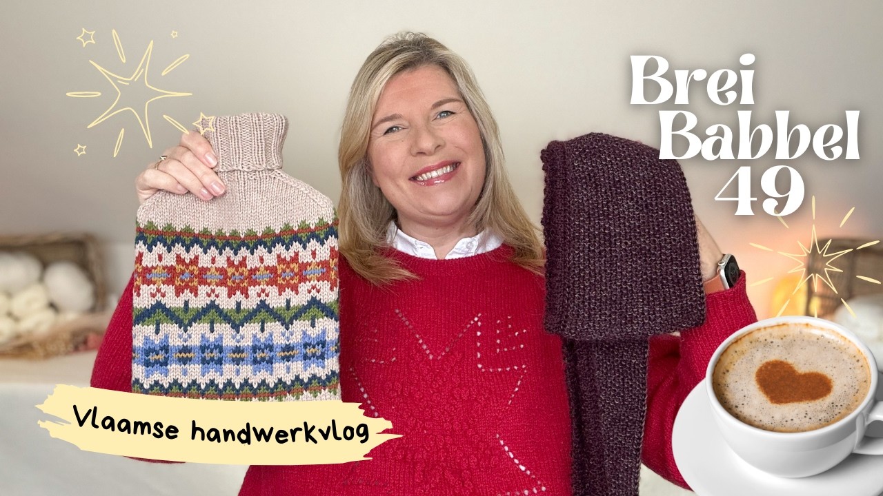 Breibabbel 49 | kerstpull, warme kruik, #sjaaltjesMAL en leuks over de #breidagen #breipodcast