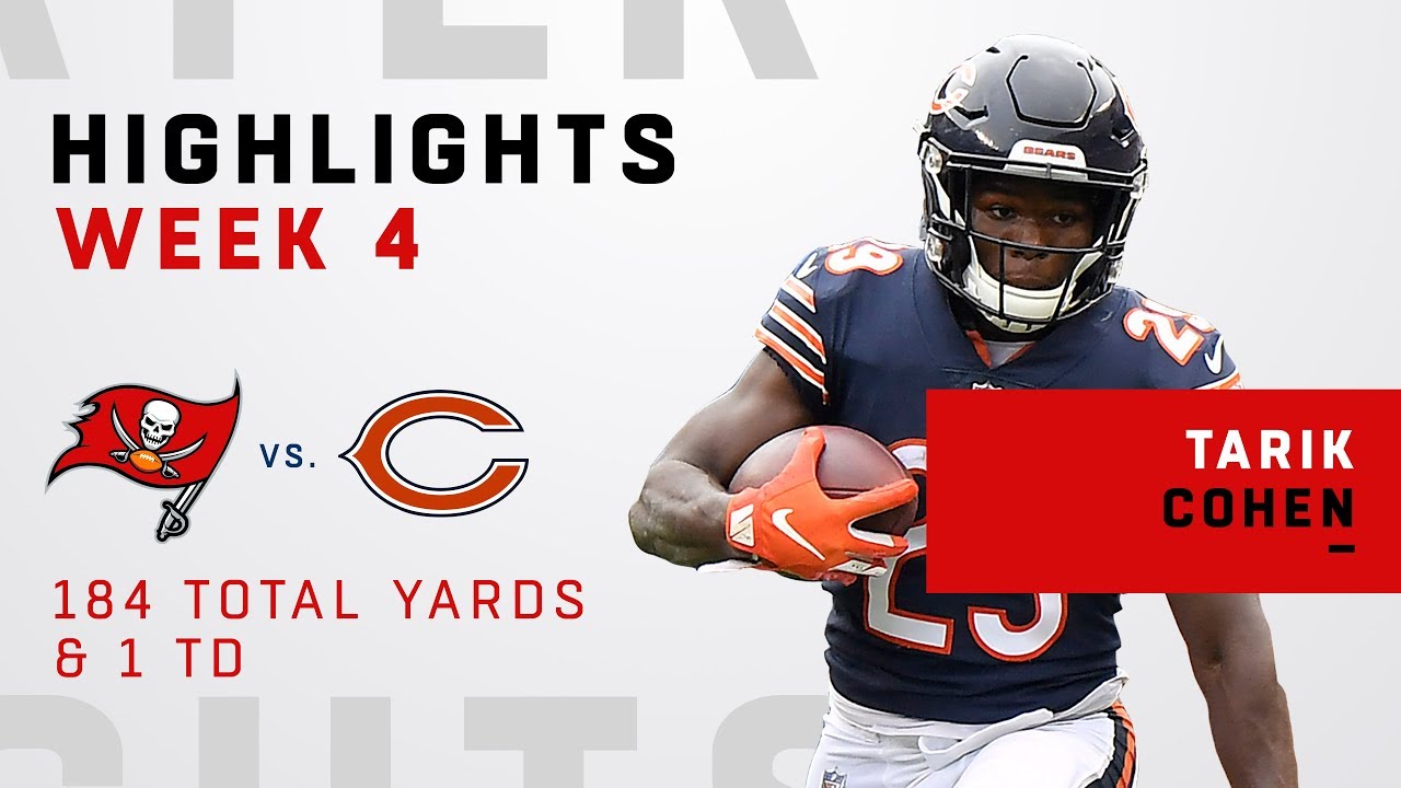 Tarik Cohen Takes Down Tampa Bay w/ 184 Total Yards