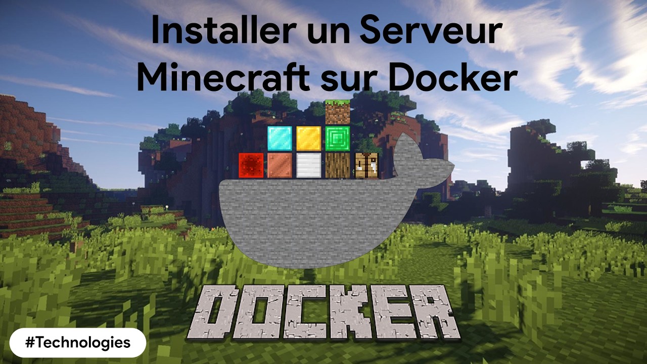 Installer un serveur Minecraft sur Docker !! 🐋