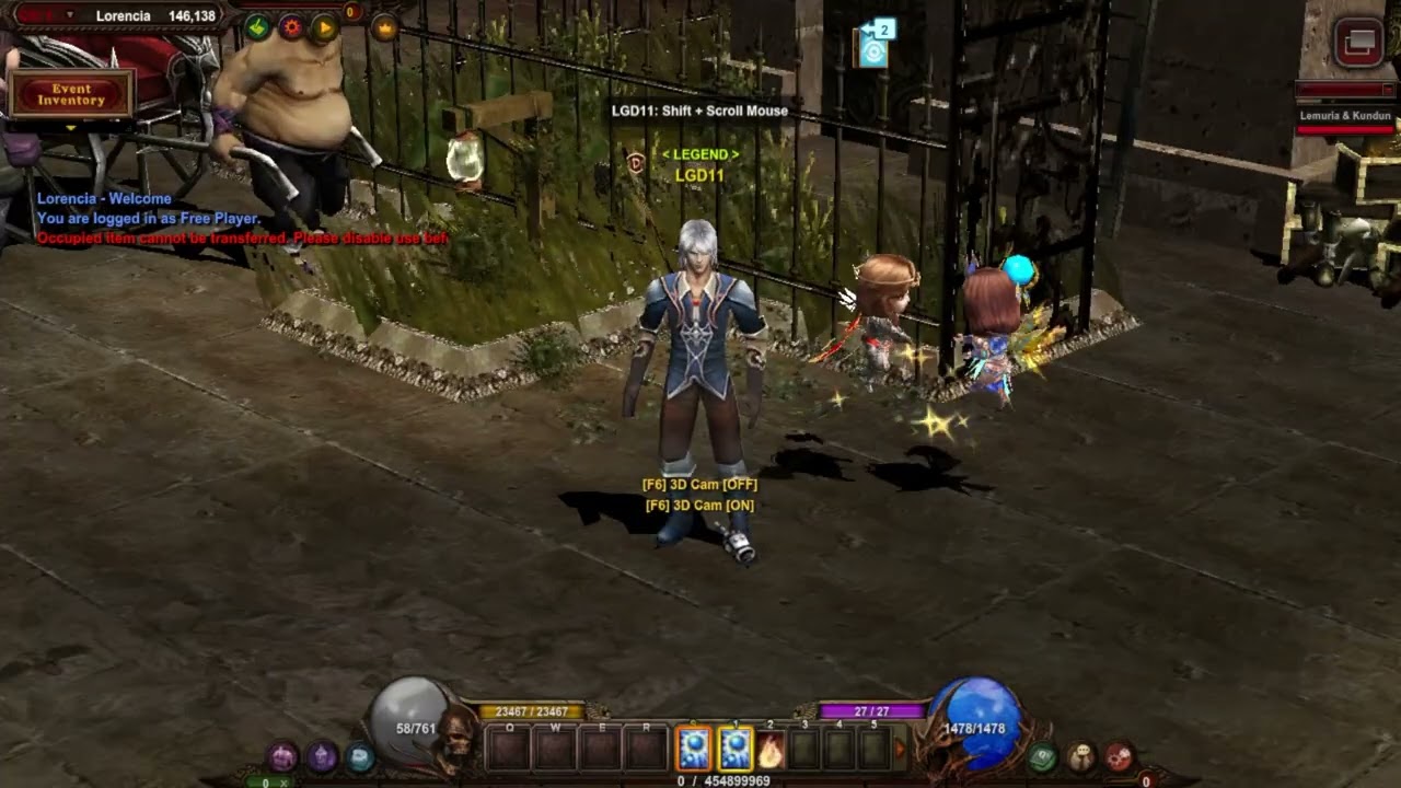 MU ONLINE SS20 MU Legend Basic Interface Introduction