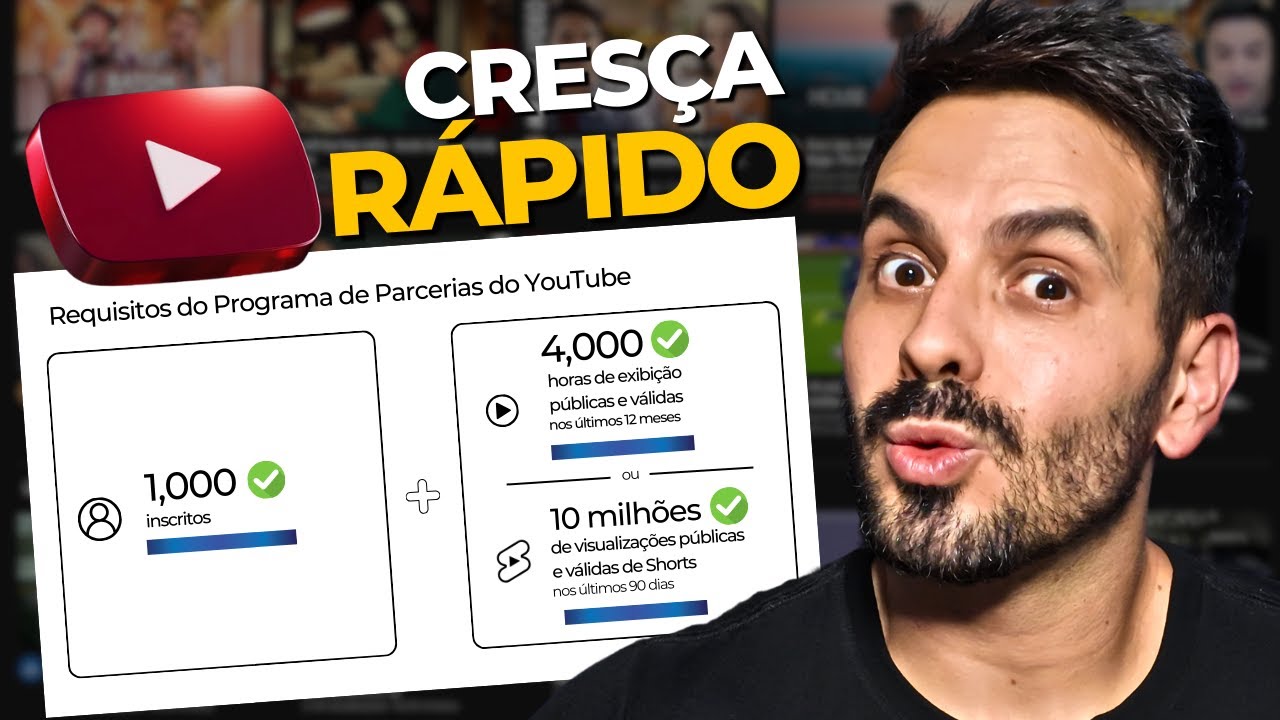 Como Crescer no YouTube *DO ZERO E R&Aacute;PIDO* em 2025 (Nova Estrat&eacute;gia validada)