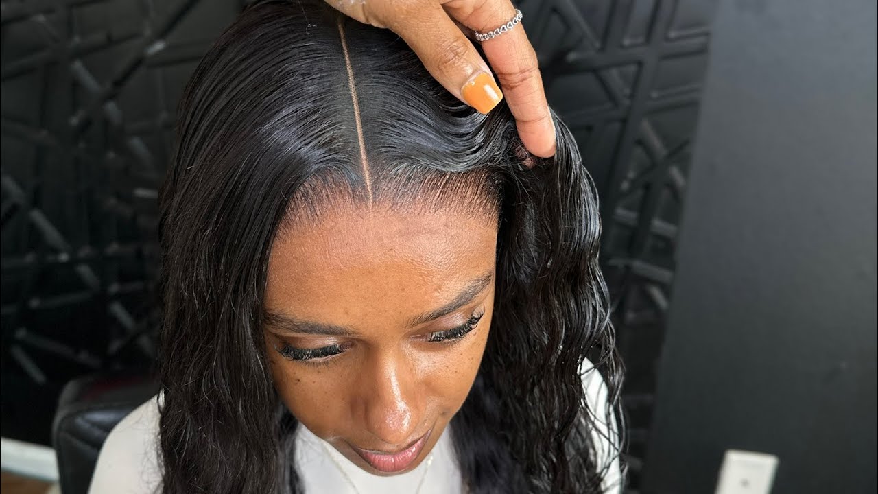 🔥frontal wig install w/ no baby hairs ~ double melt🔥