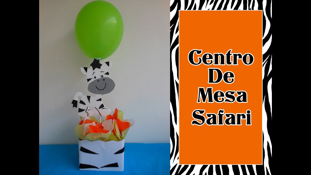 Centro de Mesa Safari (Centerpiece Safari)