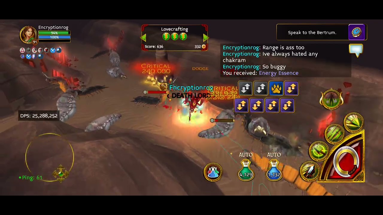 Arcane Legends Veil Chakrams Testing 