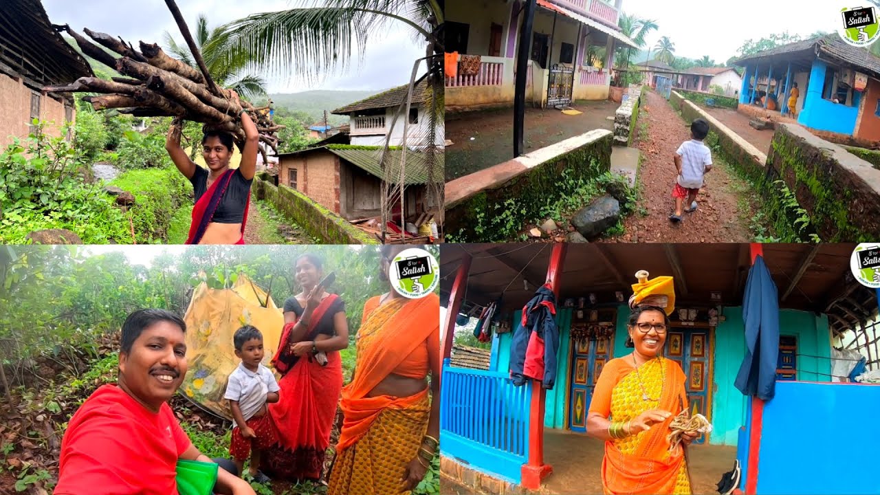 बायकोने केली गावची कामे 🥰 | आम्ही घेतली नवीन गाडी | S For Satish | Ambavali, Mandangad (Kokan)