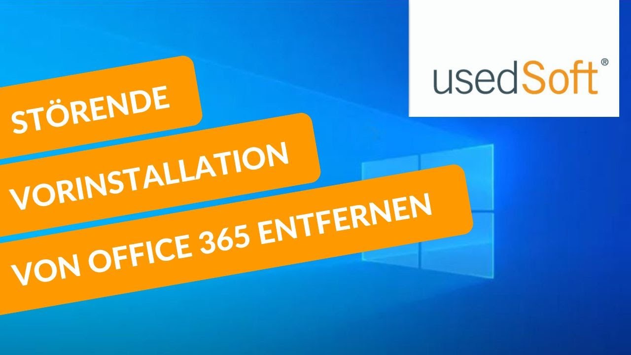 Störende Vorinstallation Office 365 vollständig entfernen