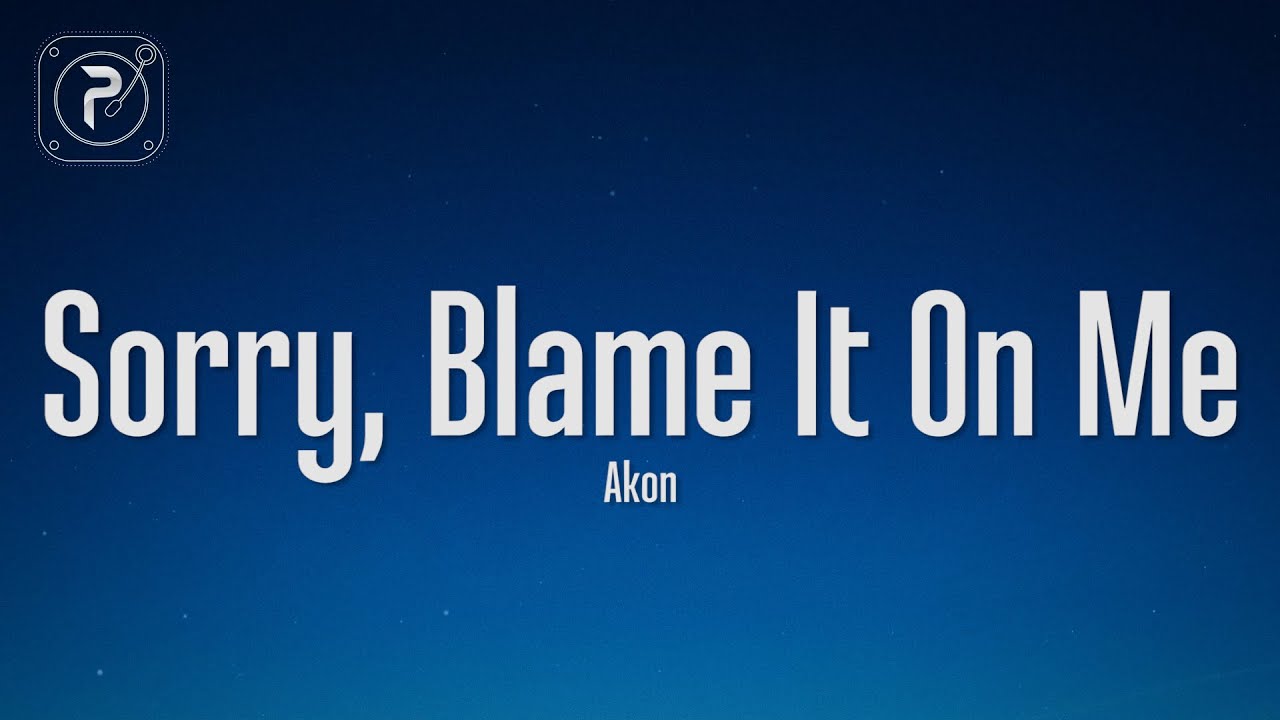 Akon - Sorry, Blame It On Me (Lyrics)