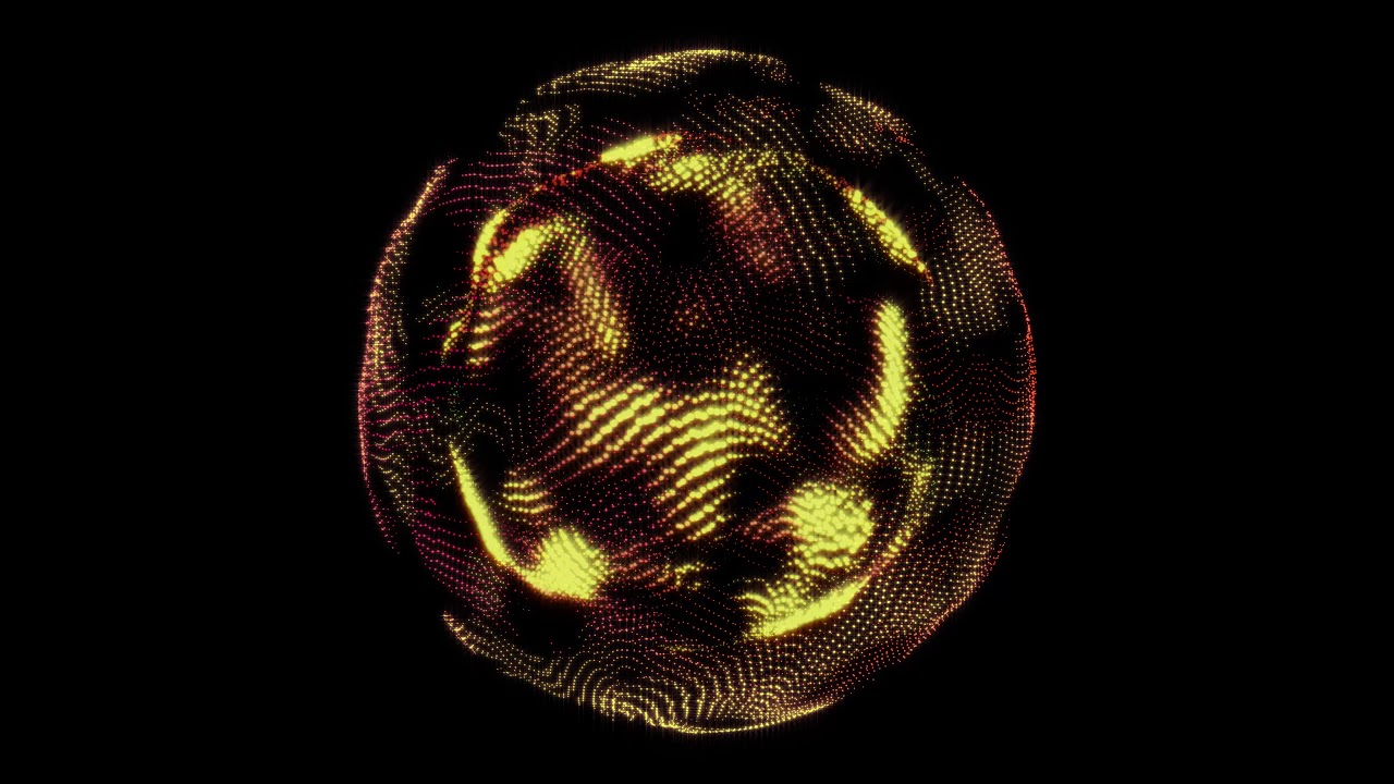 4K Glowing  Orb - Free Motion Background