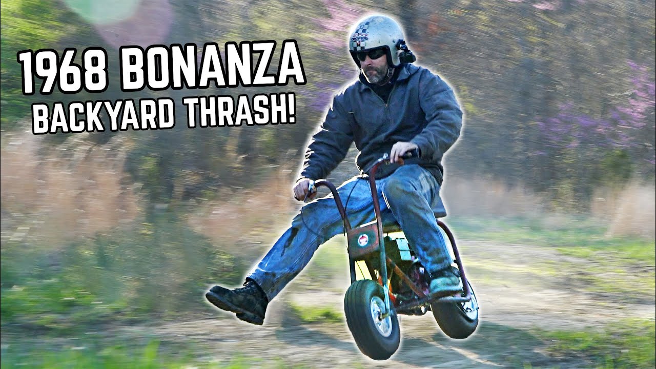 Бюджетная реставрация винтажного мини-байка Bonanza + тест на прочность!