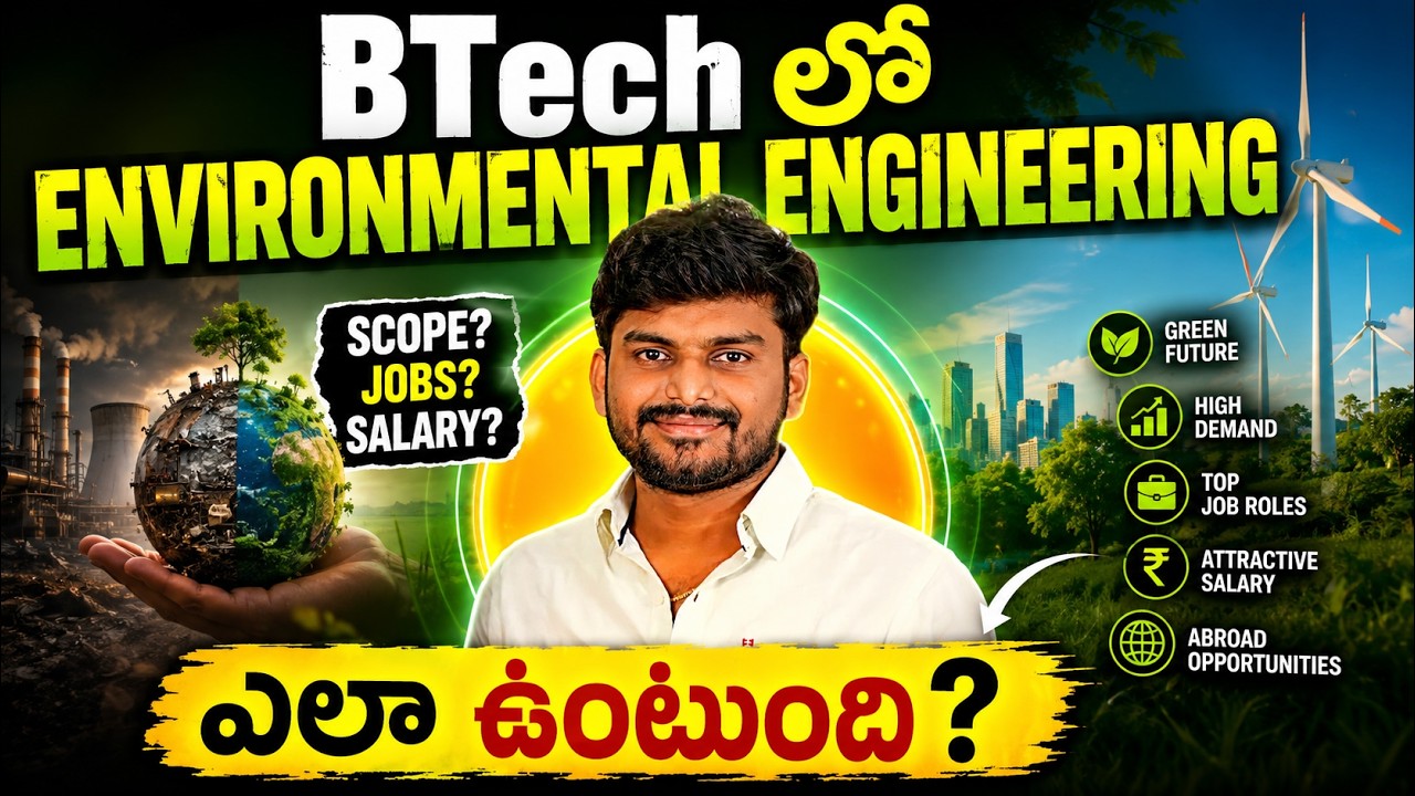 How is Environmental Engineering in BTech? Scope, Jobs & Salary