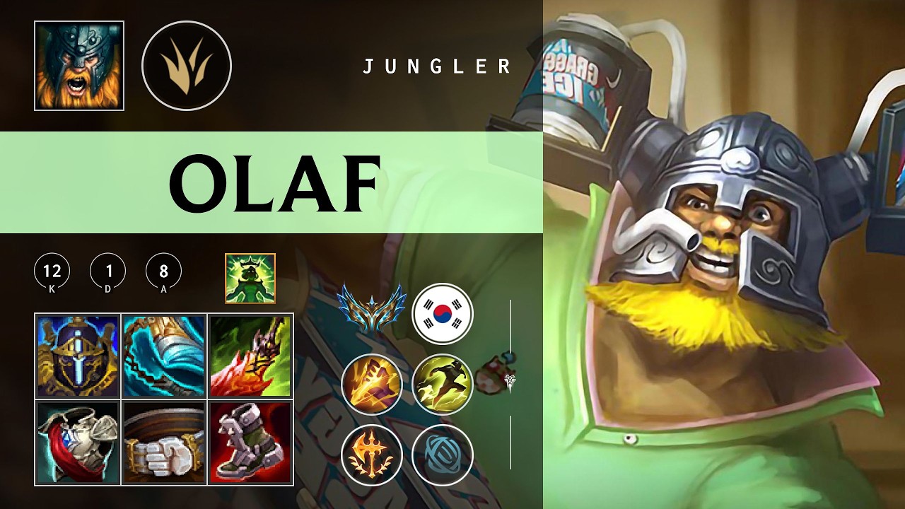 Olaf Jungle vs Kha'Zix - KR Challenger Patch 26.05