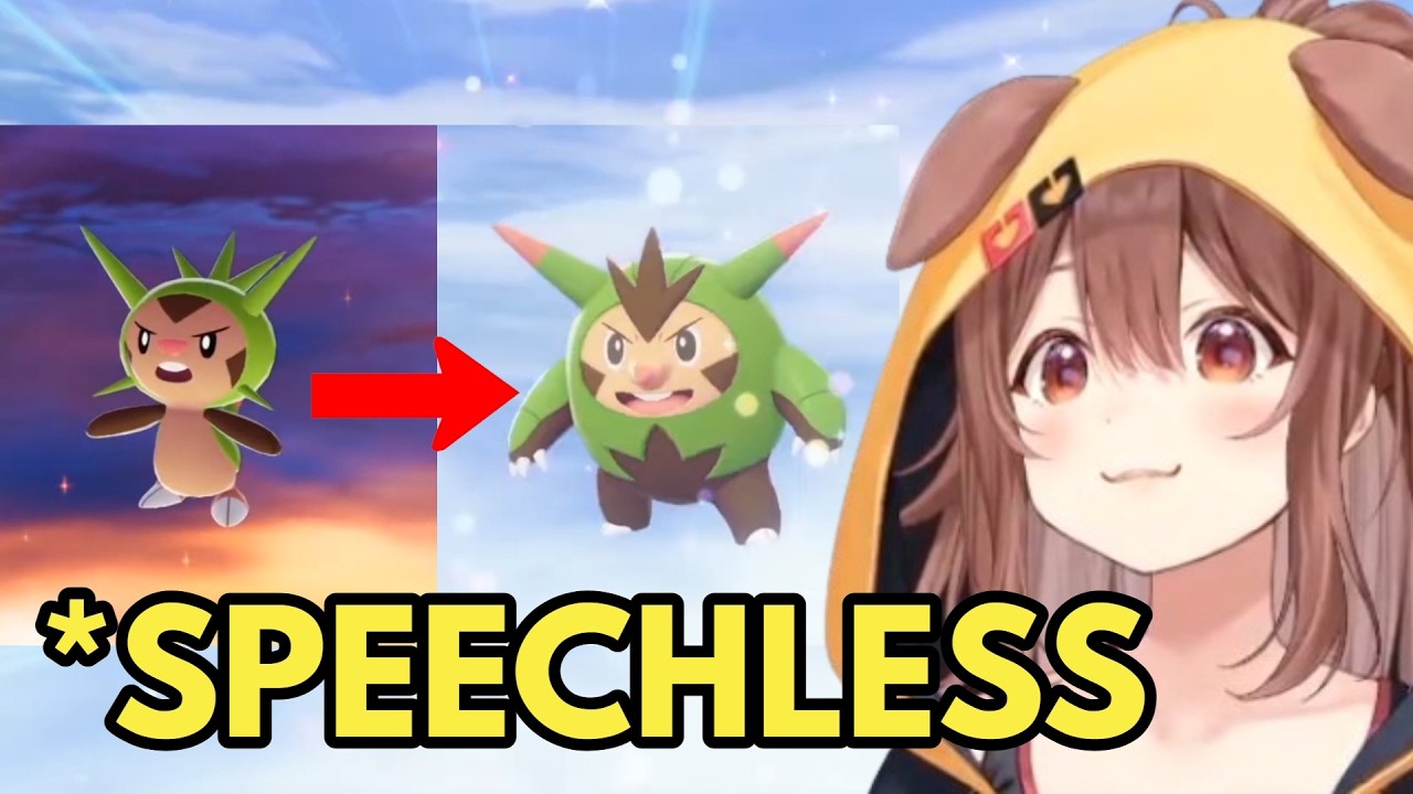 She became speechless