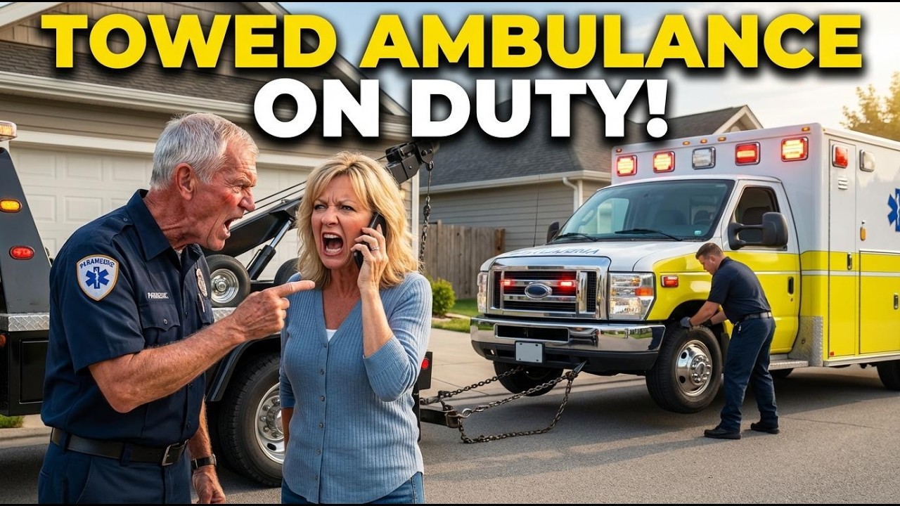 HOA Karen TOWED My AMBULANCE While I Was On Duty — Then Called 911 On Her Husband!