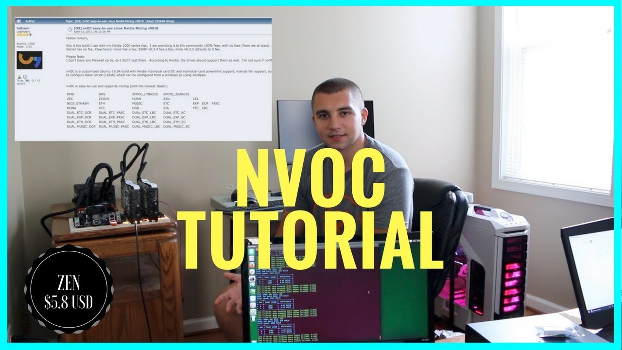 How To Setup nvOC - Custom Linux OS for Nvidia GPU Mining Rigs